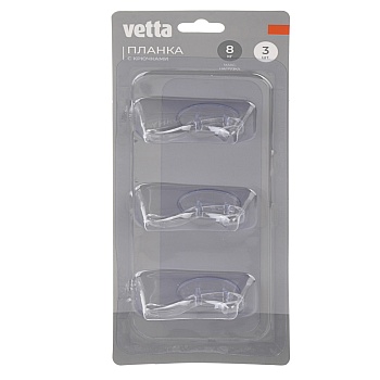 планка с крючками, тм vetta, 3 шт от магазина Барс