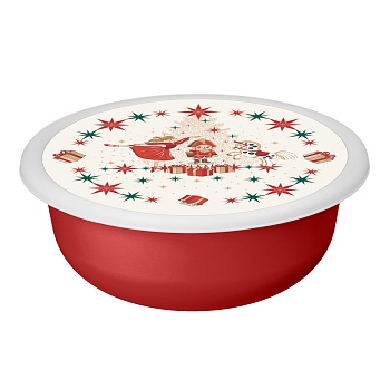 щелкунчик миска с крышкой 2,1л, пластик интернет-магазин «Барс»