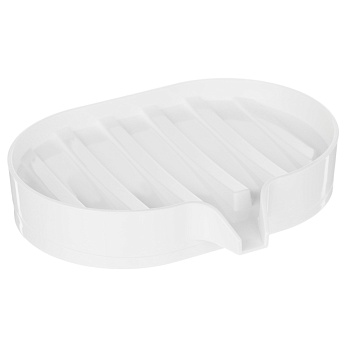 vetta мыльница со стоком воды "white", 13x10x2,5 см, пэт от магазина Барс