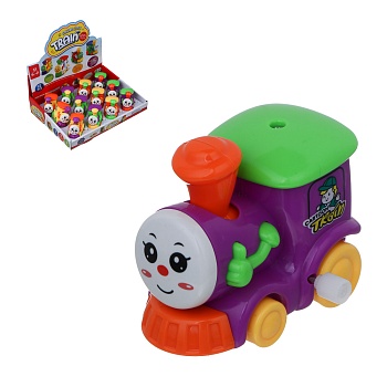 игрушка заводная "паровозик", abs, 4,6х7,7х6,4см