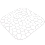 коврик в раковину, 30х30см, пластик, цвет белый от магазина Барс