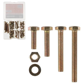 ермак набор болтов, гаек и шайб из 128шт от магазина Барс