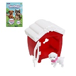 игроленд питомец с акс. "дружок в будке" abs, pp, 8х5х12 см, 6 диз. интернет-магазин «Барс»