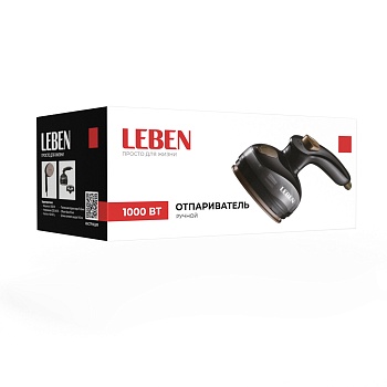 отпариватель ручной тм leben, 1000вт интернет-магазин «Барс»