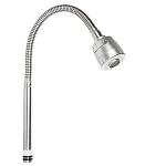 излив смесителя для кухни, гибкий, 50см, нерж. сталь, epdm, без гайки