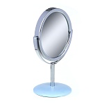 юниlook зеркало настольное, металл, пу, стекло, 16х8,5см, 6 дизайнов