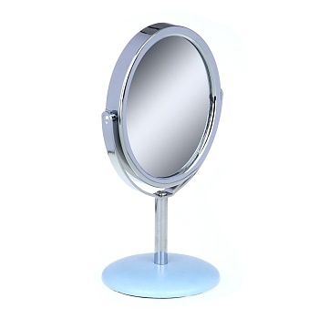 юниlook зеркало настольное, металл, пу, стекло, 16х8,5см, 6 дизайнов
