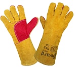 краги сварщика пятипалые спилковые с подложкой  "gward treck lux" 1/60