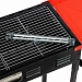 GRILLBOOM Мангал портативный, складной, 120х31х62см, рабочая поверхность 66х30см, железо