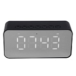 ladecor chrono будильник электронный, 12,4x3,6x6 см, usb, пластик, цвет корпуса черный
