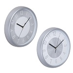 ladecor chrono часы настенные, круглые, 30,5x30,5x4,3 см, пластик, 2 дизайна, арт.1