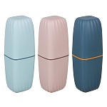 футляр для зубных щеток и пасты тм vetta, полипропилен, 5х5х20см, 3 цвета от магазина Барс