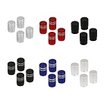 ермак набор заглушек ниппеля 4шт. алюминиевый, универсальный