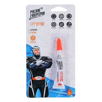 ермак клей гель 3г блистер в шоубоксе