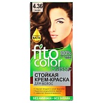 краска для волос fito color classic, 115 мл, тон 4.36 мокко