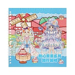 раскраска детская "анимэ" с наклейками и сухими красками 19стр, 19х19см, бумага, 4 дизайна интернет-магазин «Барс»