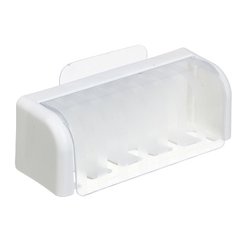 vetta classic держатель для зубных щеток, пластик, 13,5x4,5x5 см, молочный от магазина Барс