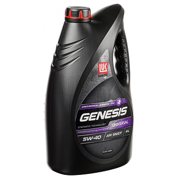лукойл масло моторное синтетическое genesis universal 5w40, 4л