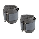 утяжелители для ног и рук, 2шт по 0.3кг тм by sport, 24x9см, неопрен, металлическая стружка