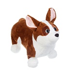 игрушка мягкая "корги" 40 см, полиэстер, игроленд, 2804-55, 3+ интернет-магазин «Барс»