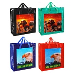 сумка хозяйственная тм vetta, 45х50х20см, 45 литров, до 7кг, полипропилен, 4 дизайна от магазина Барс