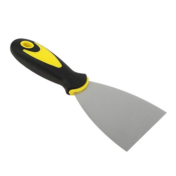 ермак шпатель металл. с двухкомпонентной рукояткой, 75х120мм