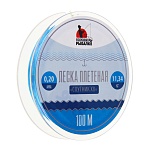 azor fishing леска плетеная диалоги о рыбалке "спутник x8", 100м, 0,20мм, 11,34 кг, мультиколор