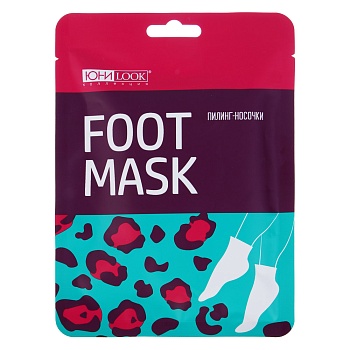 юниlook маска-носочки для ног с отшелушивающим эффектом, 36 мл