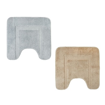 коврик для туалета тм vetta ардеа, 50х50 см, микрофибра, 2 цвета от магазина Барс