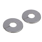 отражатели для смесителей 2шт., d=24/69мм, составной самоклеящийся, нержавеющая сталь, хром