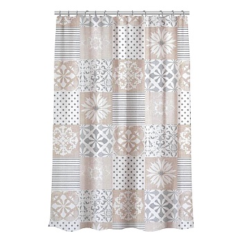 vetta шторка для ванной, пева, 60 г/м2, 180x180см, "керамика" от магазина Барс