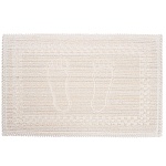коврик петельный, хлопок, 60x40см, одинарный, экрю от магазина Барс