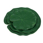 листья лотоса для пруда тм inbloom, набор 3шт (11, 13, 15 см), пвх от магазина Барс