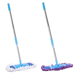 швабра со смен.насадкой тм vetta, насадка микрофибра 42х12 см, телеск.ручка 120см, сталь, пластик