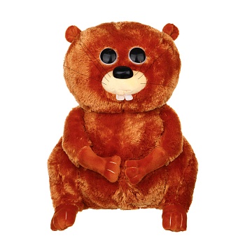 by kids игрушка мягкая "бобер", плюш, 26см