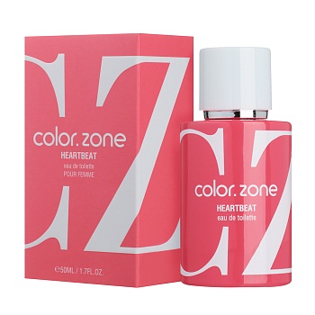 туалетная вода женская тм unique color.zone heartbeat, 50 мл