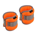 утяжелители для ног и рук, 2шт по 1,0кг тм by sport, 31x12см, неопрен, металлическая стружка