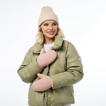 galante рукавицы женские на веревке р. 18-20, бежевые, сзмп-9