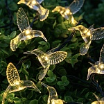 гирлянда на солн. батар. тм inbloom колибри, 7м, 20led, шампань, aa600mah ni-mh,2 реж.,abs,pvc,ps от магазина Барс