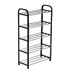 этажерка для обуви тм vetta, 5 ярусов, 42х19х74 см, металл, пластик от магазина Барс