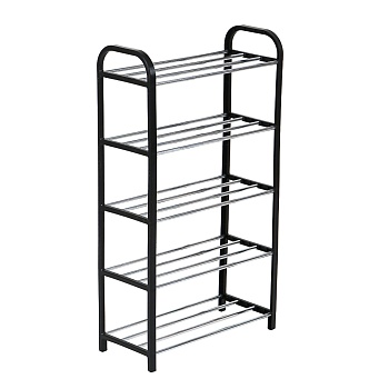 этажерка для обуви тм vetta, 5 ярусов, 42х19х74 см, металл, пластик от магазина Барс