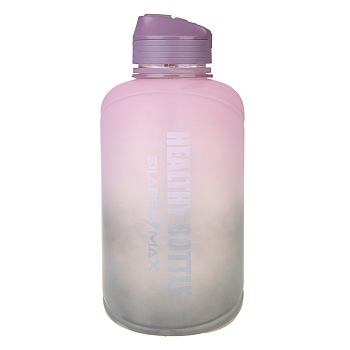 silapro max бутылка спортивная с замком, ultimate grey-elderberry, 2л, petg