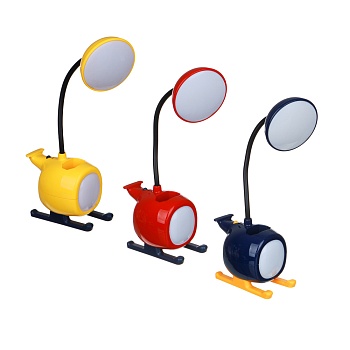 светильник led, usb, 7х12х32 см, полипропилен, 3 цвета