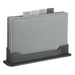 satoshi набор досок разделочных на подставке 5пр, 30х22см, пластик интернет-магазин «Барс»