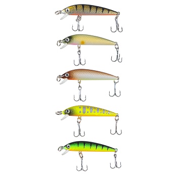 azor fishing воблер "мини минноу", f, 4,0гр, 55мм, 0,0-0,8м, 5 цветов