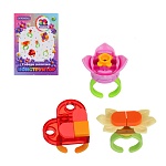 игроленд конструктор "собери колечко", 12 деталей, pp, 6,5х3х9 см, 3 дизайна интернет-магазин «Барс»