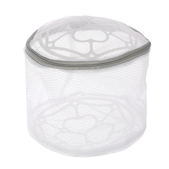 мешок для стирки белья тм vetta, цилиндр, на замке, пластик, полиэстер, d15х16h см от магазина Барс