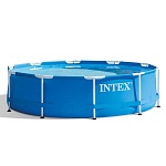 intex бассейн каркасный metal frame 305x76см 4485л, 28200np