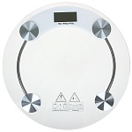 leben весы напольные электронные круглые, жк-дисплей, макс. нагр.до 180кг, стекло, d33см интернет-магазин «Барс»