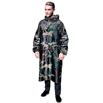 inbloom дождевик-плащ "камуфляж"  xxxl, прорезиненный, полиэстер, 180 мкм от магазина Барс